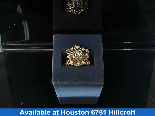 Women's Ring - Yellow Gold 14k (.585) 8.4 grams Size 8.5