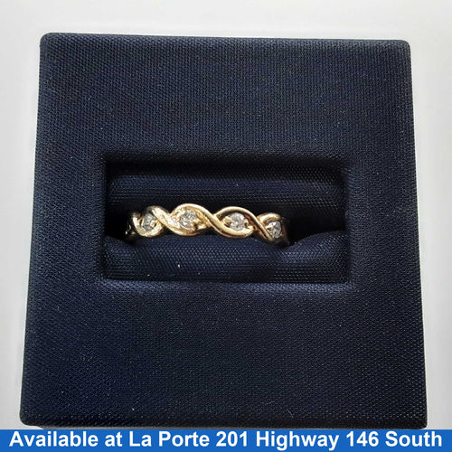 Women's Ring - Yellow Gold 14k (.585) 2.1 grams Size 5.5