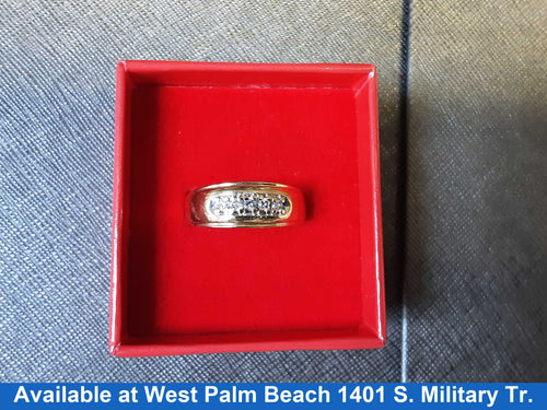 Ring - Wedding Band - Yellow Gold 10k (.417) 5.5 grams Size 10.5