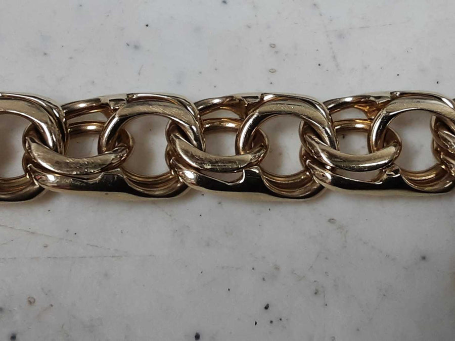 ID Bracelet - Yellow Gold 10k (.417) 53 grams 9 inch
