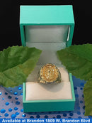 Women's Ring - Yellow Gold 10k (.417) 6.9 grams Size 10