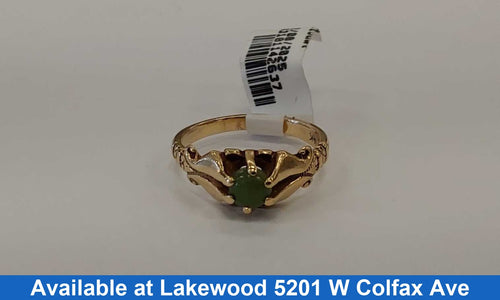 Women's Ring - Yellow Gold 14k (.585) 3.6 grams Size 8.5