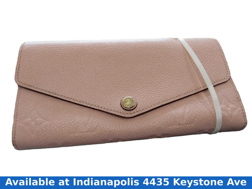 Louis Vuitton Monogram Empereinte Pink Wallet