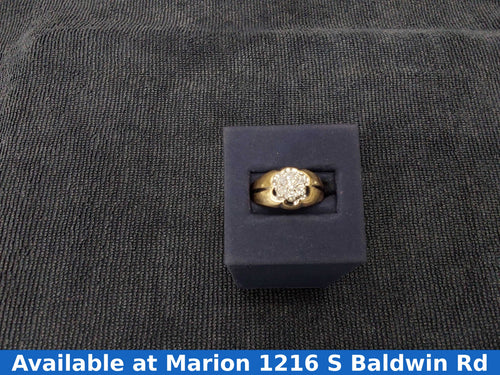 Men's Ring - Yellow Gold 14k (.585) 6 grams Size 7.5