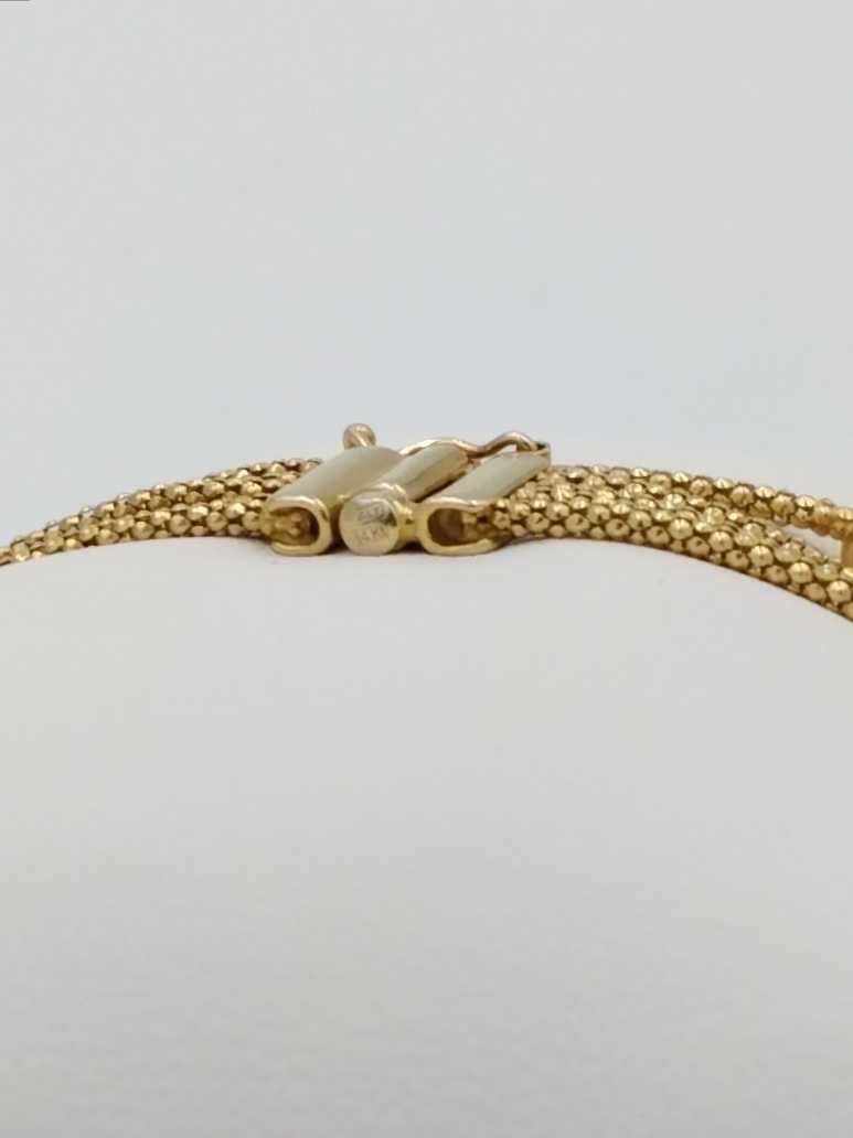 Bead Bracelet - Yellow Gold 14k (.585) 12 grams 7 inch