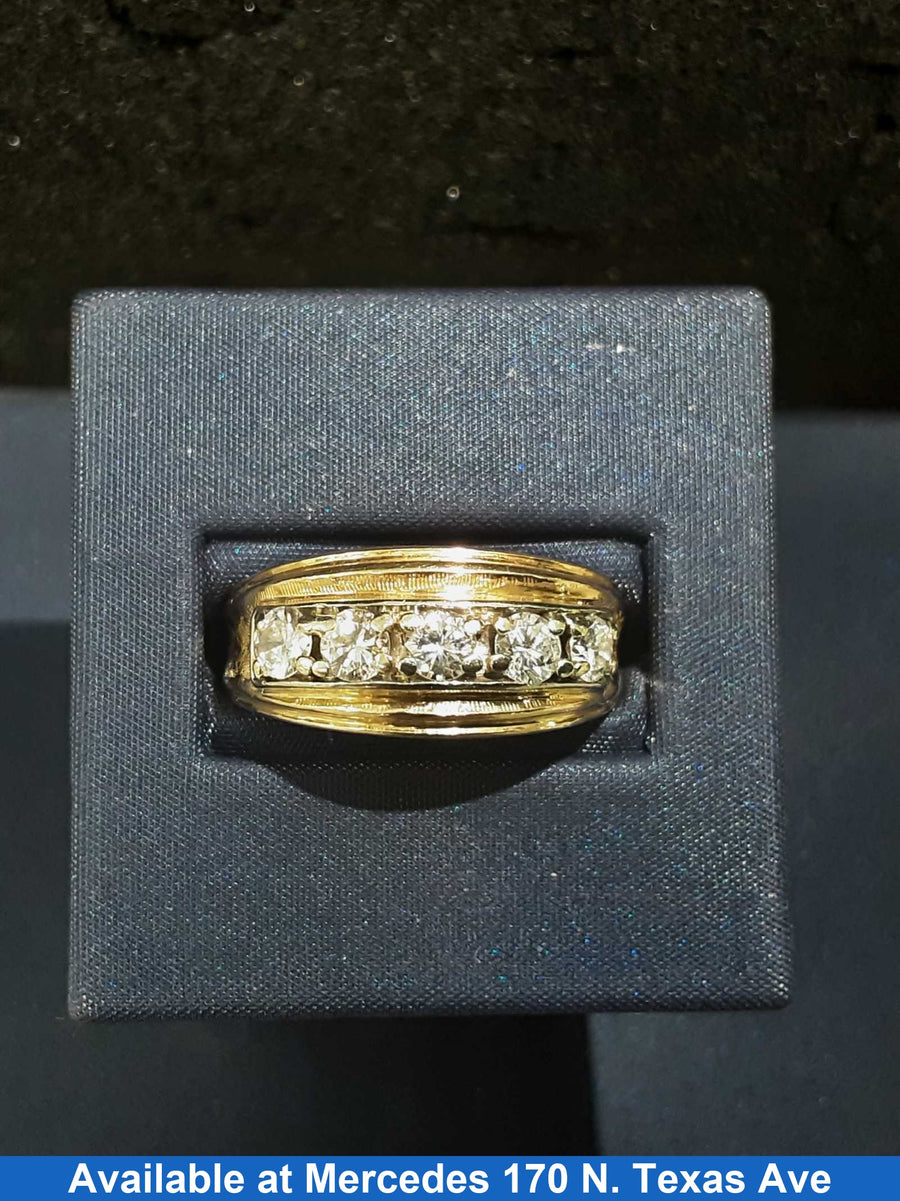 Ring - Wedding Band - Yellow Gold 14k (.585) 6.9 grams Size 10