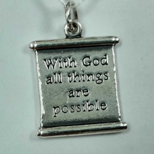 Religious Pendant - Silver 3.8 grams