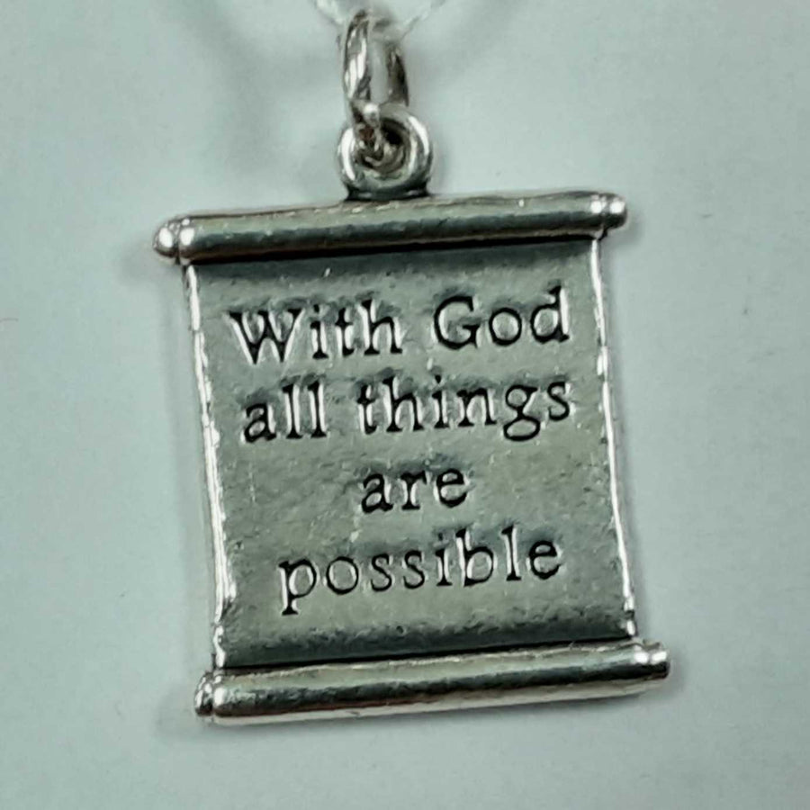 Religious Pendant - Silver 3.8 grams