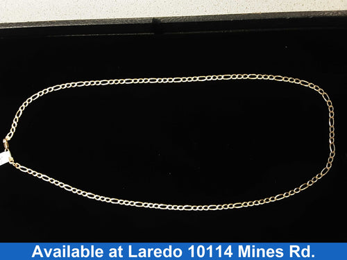 Figaro Chain - Yellow Gold 10k (.417) 13.2 grams 10 inch