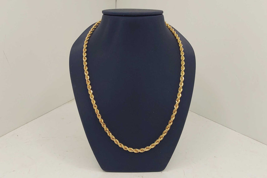 Rope Chain - Yellow Gold 10k (.417) 7.44 grams 24 inch