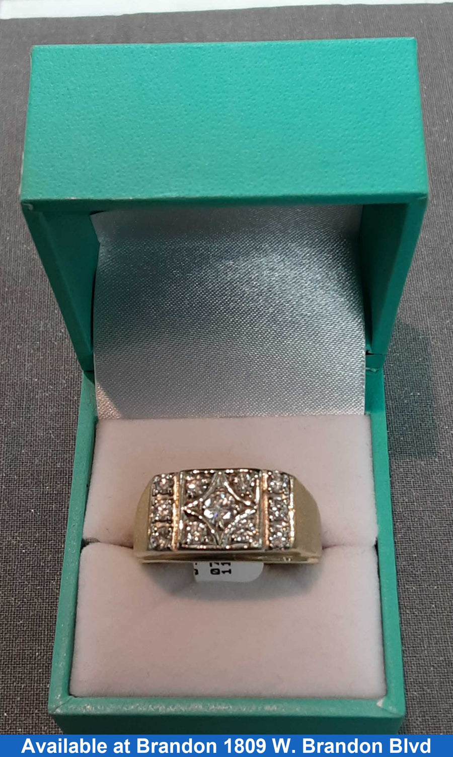 Men's Ring - Yellow Gold 14k (.585) 11.8 grams Size 12