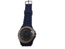 Crystal Bezel Blue Regular Watch