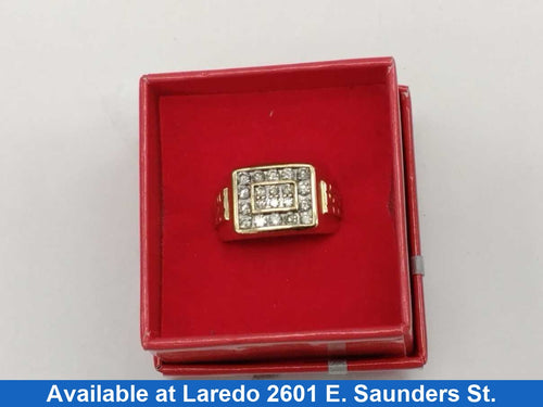 Men's Ring - Yellow Gold 14k (.585) 5.7 grams Size 20