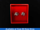 Earrings - White Gold 14k (.585) 2.9 grams