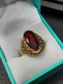 Women's Ring - Yellow Gold 18k (.750) 8.7 grams Size 6