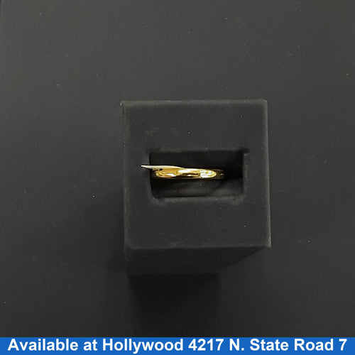 Ring - Wedding Band - Yellow Gold 10k (.417) 2.7 grams Size 11