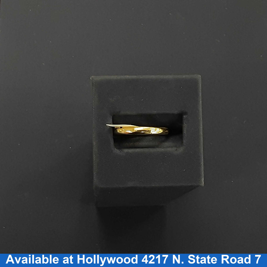 Ring - Wedding Band - Yellow Gold 10k (.417) 2.7 grams Size 11