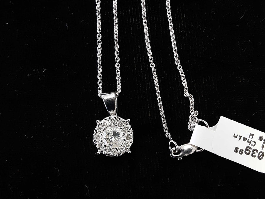 Chain - White Gold 14k (.585) 4.5 grams 18 inch