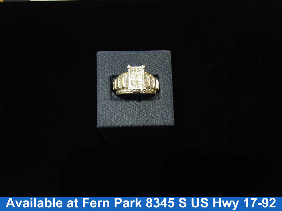 Women's Ring - Yellow Gold 14k (.585) 8.6 grams Size 8.5