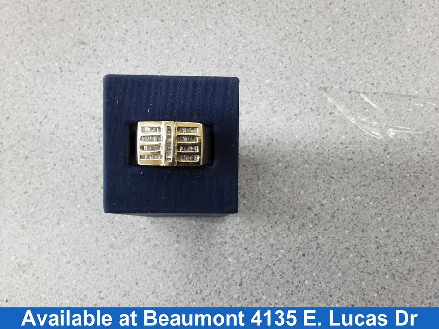 Men's Ring - Yellow Gold 10k (.417) 8.9 grams Size 14
