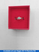 Women's Ring - Solitaire - White Gold 10k (.417) 2.7 grams Size 20