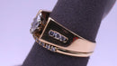 Women's Ring - Yellow Gold 14k (.585) 6.1 grams Size 9