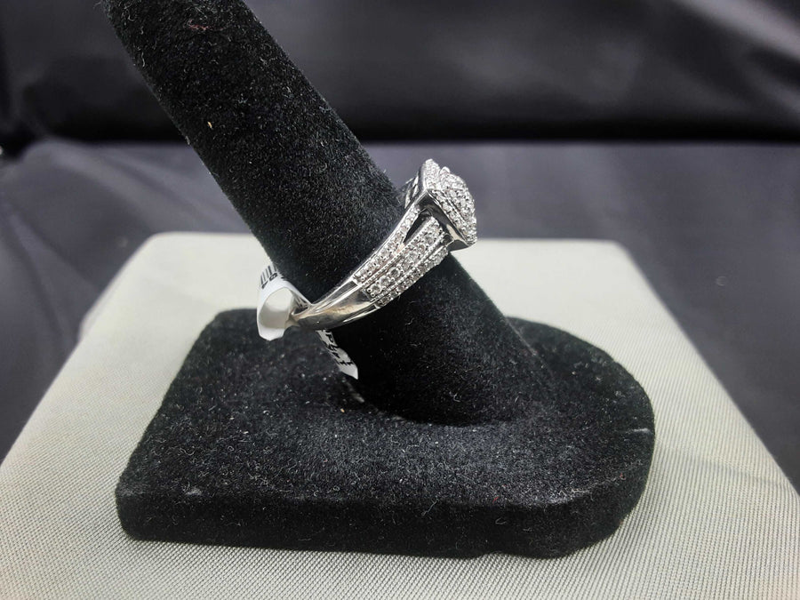 Ring - Engagement Set - White Gold 14k (.585) 3.6 grams Size 5.5