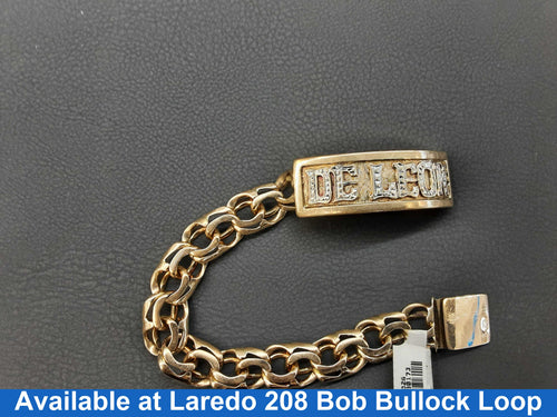 ID Bracelet - Yellow Gold 10k (.417) 43 grams 8 inch