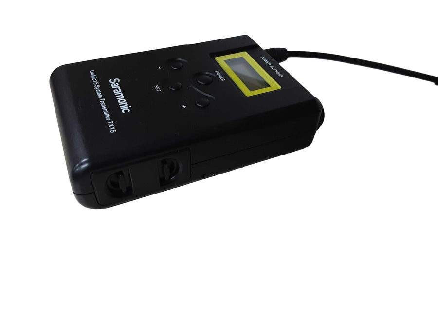 Saramonic Uhf Synthesized Receiver Black Corded Microphone