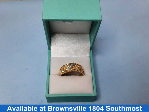 Men's Ring - Yellow Gold 14k (.585) 5.5 grams Size 10