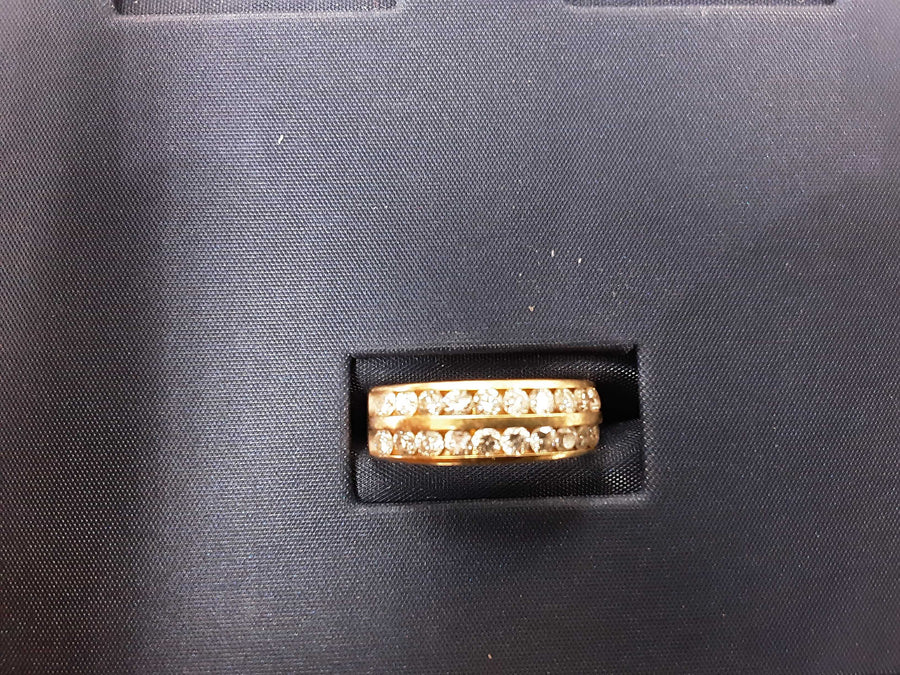 Ring - Wedding Band - Yellow Gold 14k (.585) 5 grams Size 7.5