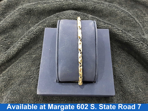 Bracelet - Yellow Gold 10k (.417) 7.6 grams 8 inch