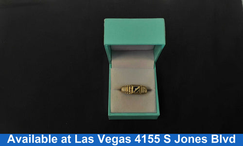 Men's Ring - Yellow Gold 10k (.417) 3.4 grams Size 12