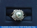 Women's Ring - White Gold 14k (.585) 3.2 grams Size 20
