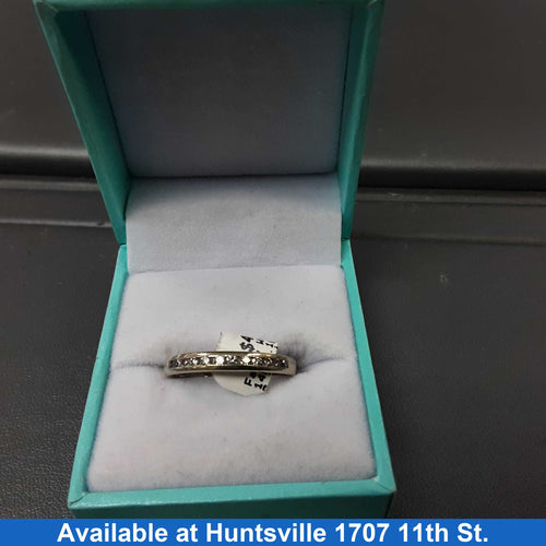 Ring - Wedding Band - White Gold 14k (.585) 3.1 grams Size 20
