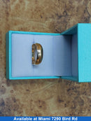 Ring - Wedding Band - Yellow Gold 14k (.585) 4.2 grams Size 9