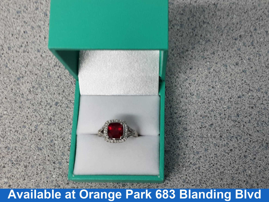 Women's Ring - White Gold 10k (.417) 3.5 grams Size 6.5