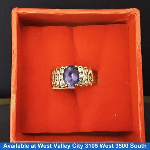 Women's Ring - Yellow Gold 14k (.585) 4.3 grams Size 6.5