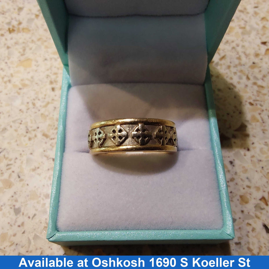Men's Ring - Yellow Gold 14k (.585) 13.2 grams Size 10