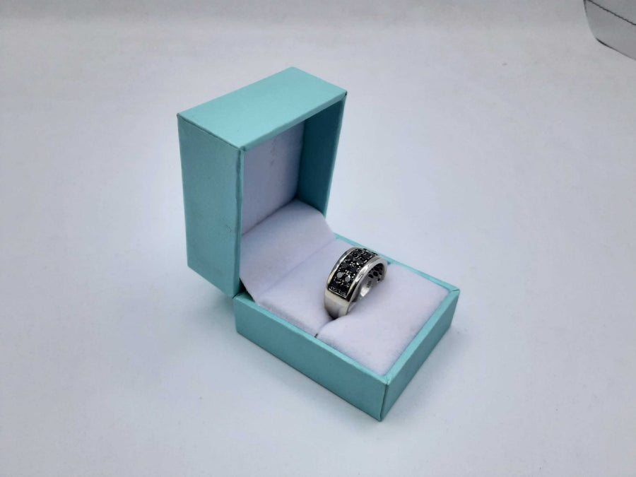 Ring - Wedding Band - White Gold 10k (.417) 7.7 grams Size 9