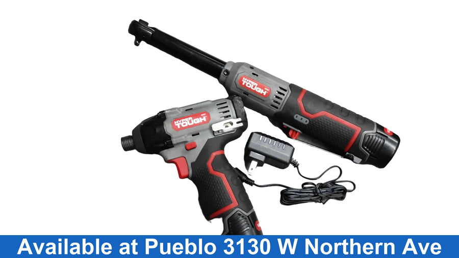 Hyper Tough 99307 Gray Cordless Impact Drill