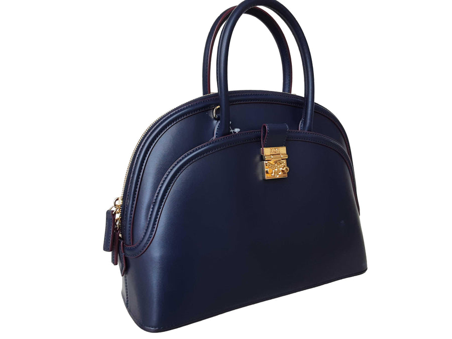 Mcm Tracy Anna Blue Purse / Handbag