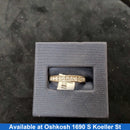 Ring - Wedding Band - White Gold 10k (.417) 2.5 grams Size 7.5