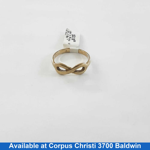 Women's Ring - Yellow Gold 10k (.417) 2.9 grams Size 9