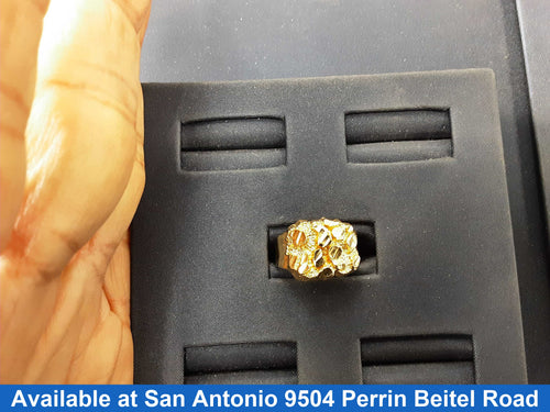 Men's Ring - Yellow Gold 10k (.417) 3.9 grams Size 7.5