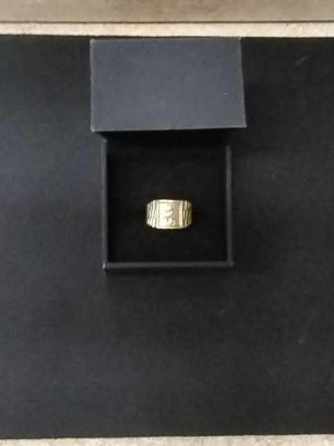 Men's Ring - Yellow Gold 14k (.585) 4.8 grams Size 20