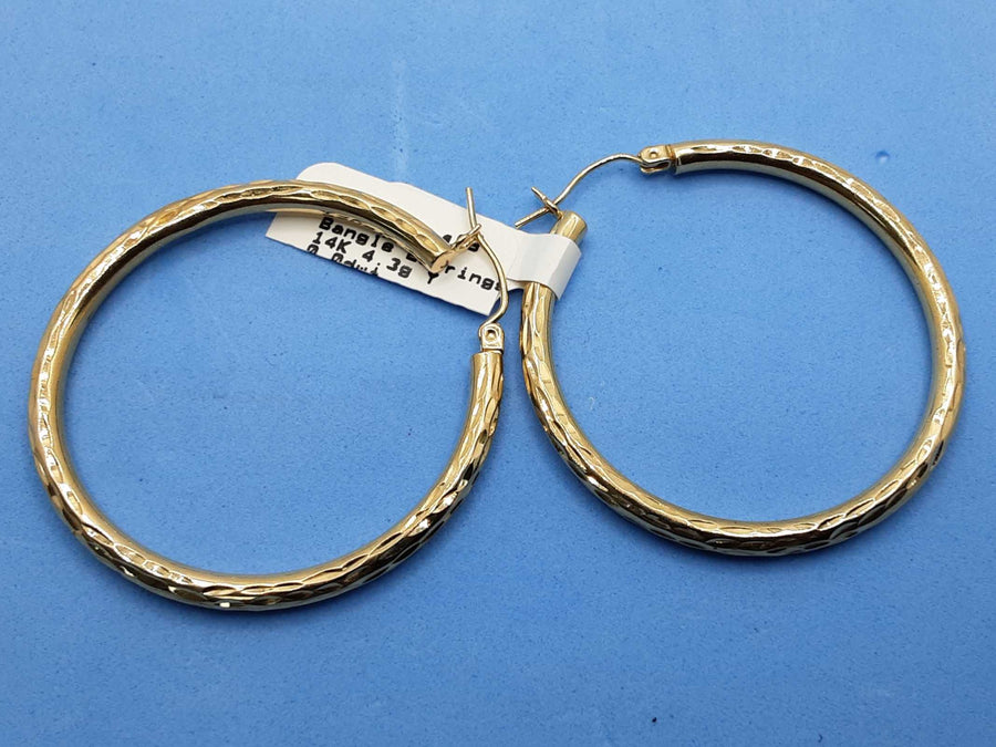 Bangle Earrings - Yellow Gold 14k (.585) 4.3 grams