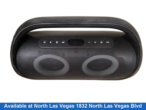 Onn. 100097809 Black Portable Speaker