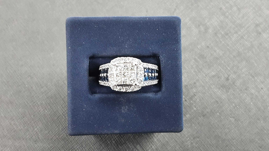 Women's Ring - White Gold 14k (.585) 7.7 grams Size 7.5