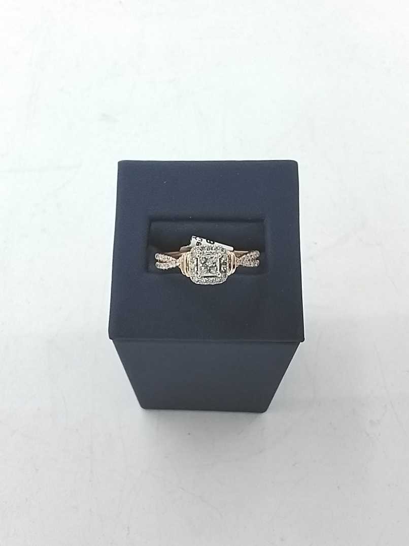 Women's Ring - Solitaire - Rose Gold 14k (.585) 4.2 grams Size 8.5